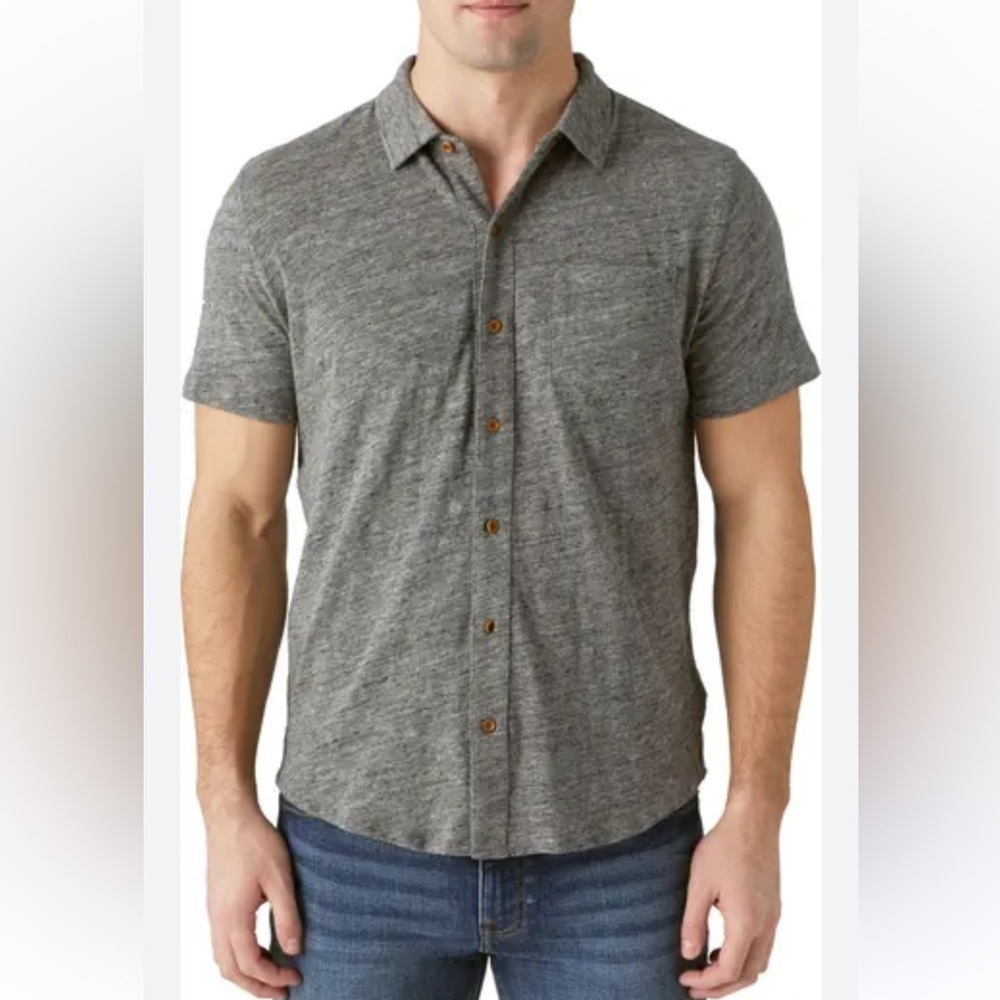 Lucky Brand short sleeve button up shirt